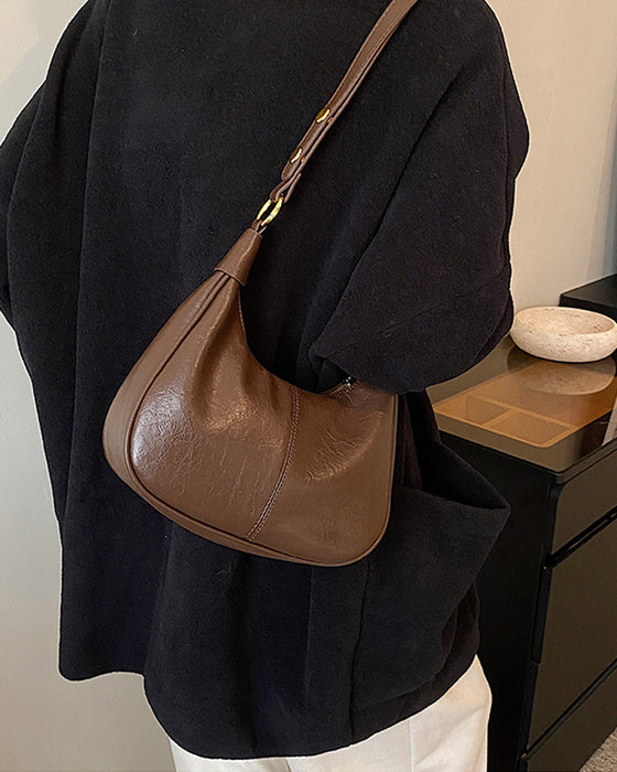 Taske Vokset Læder Armhule