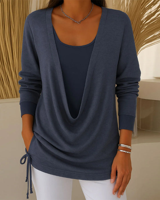 Toppe Falsk Todelt Mode