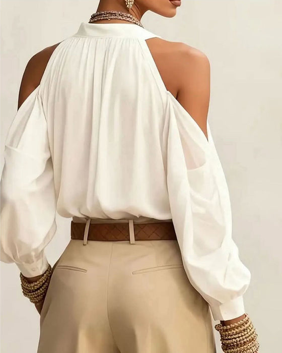 Bluse Off Shoulder Mode