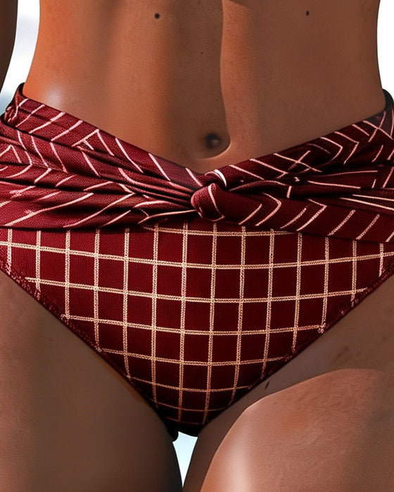 Bikini Høj Taljeternet Twist