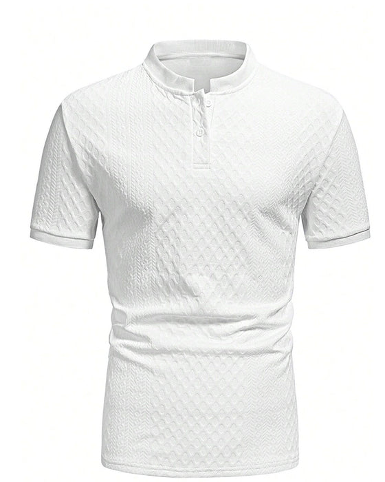 T-Shirt Herre Jacquard Ståkrave