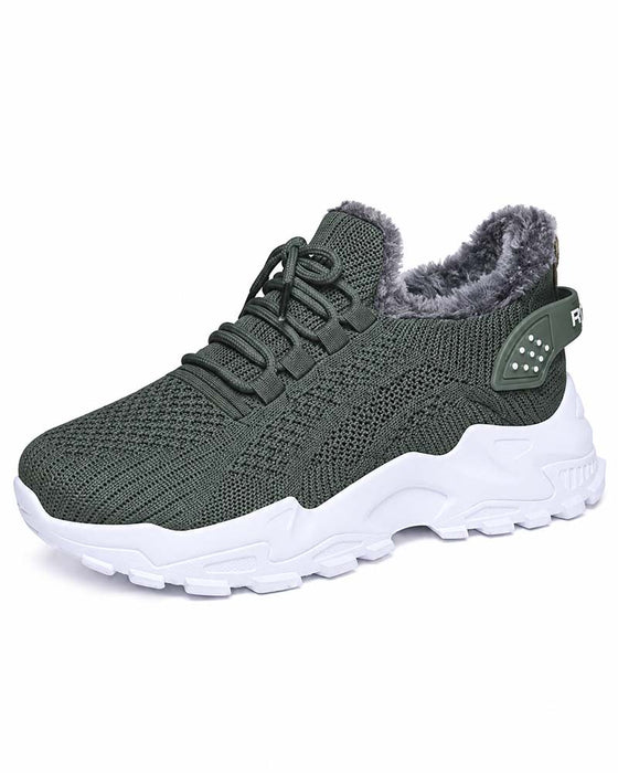 Sneakers Tynd Sål Fleeceforet Sne