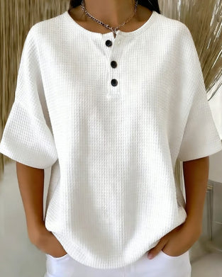 Top Vaffel Løs Afslappet