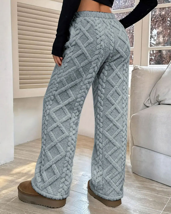 Bukser Elastisk Talje Snor Mode