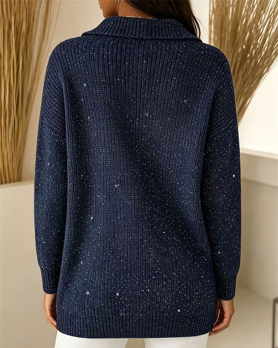 Pullover Slag Lang Ærme Lad