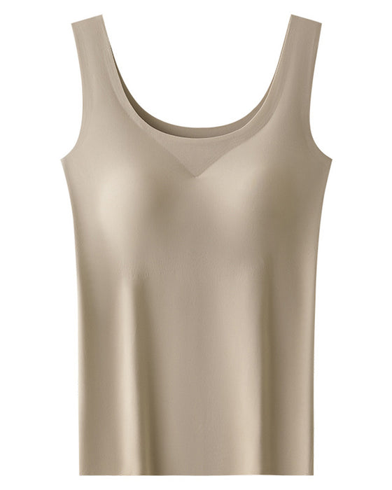 Tank Top Sporløs Indbygget Bh