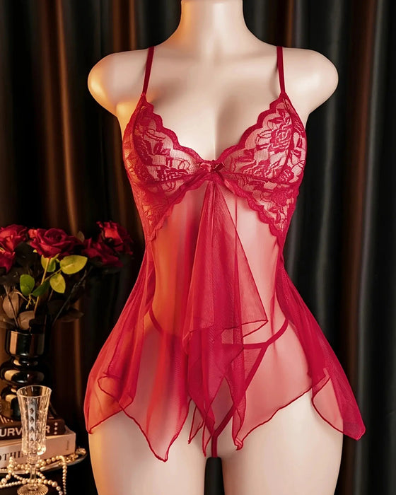 Sleepwear Blonder Mesh Spagettibånd