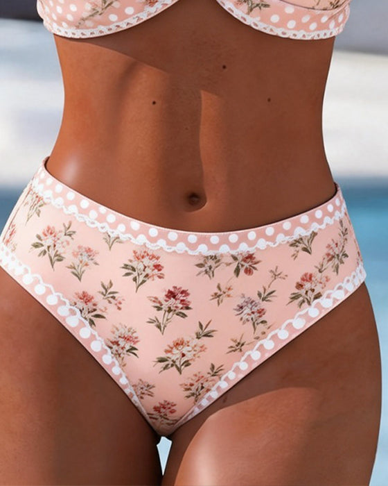 Bikini Trendy Blomstret Tryk