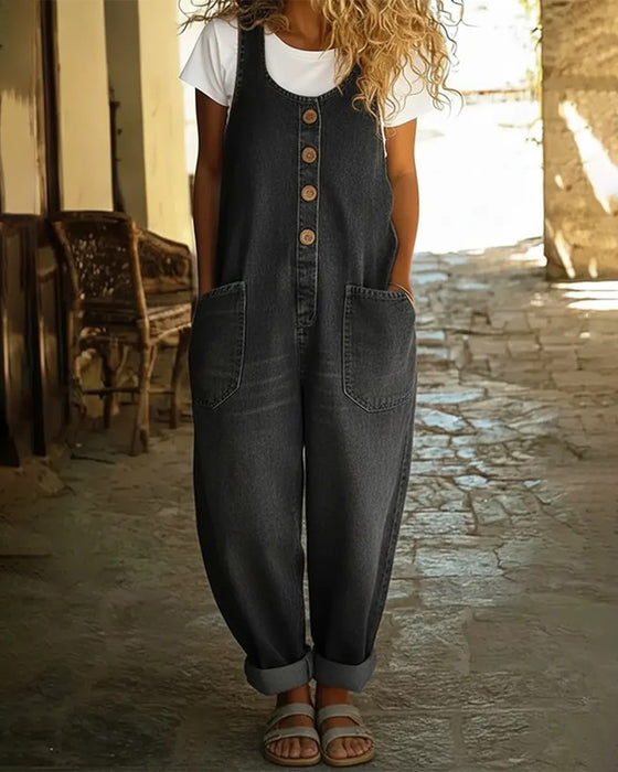 Springedragt Afslappet Lomme Denim
