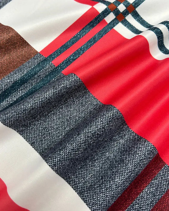 Tanktop Ærmeløs Printet Ternet