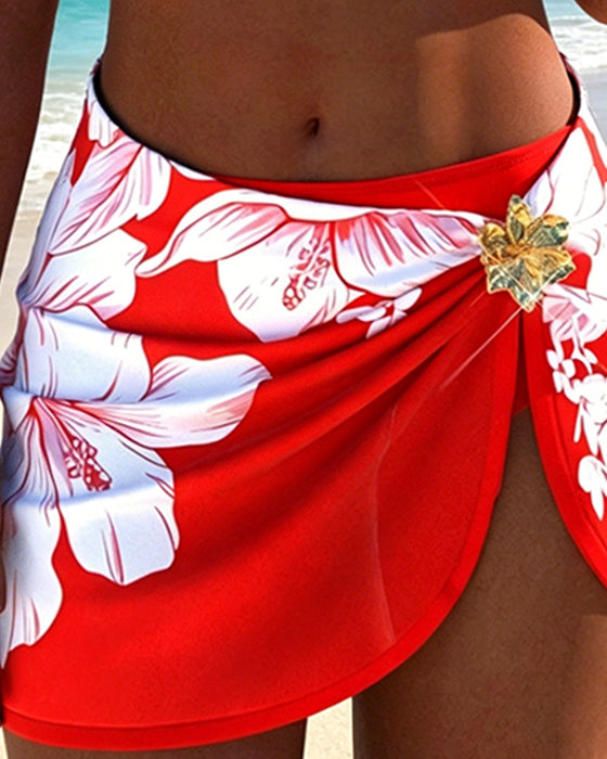 Bikini Hibiskus Blomst Nederdelstil