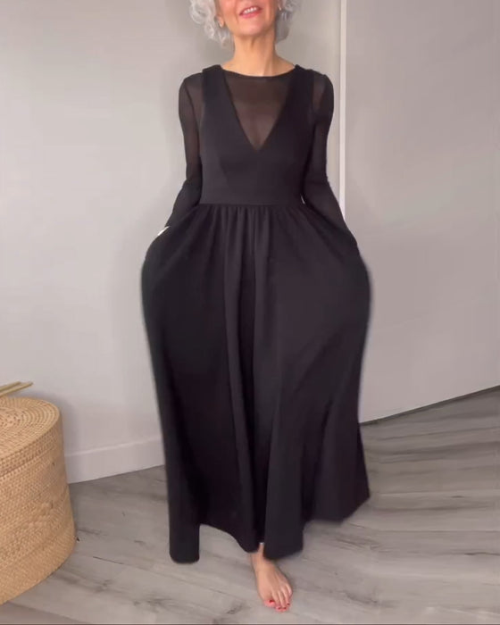 Kjole Plisseret Stor Hemsesele