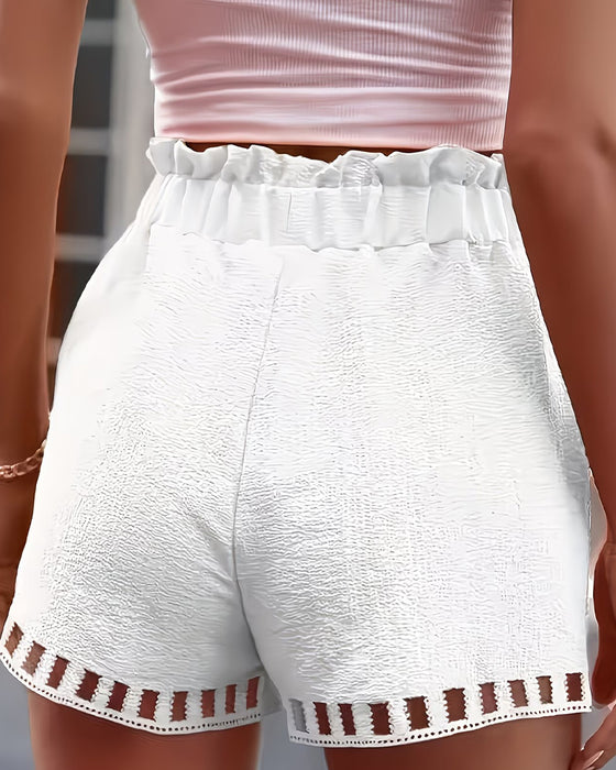 Shorts Gennembrudt Blonde Elastisk Talje