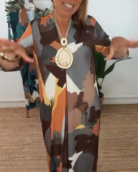 Kjole Stilfuld Casual Skjorte
