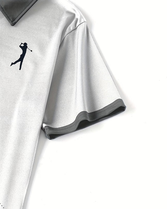 Herre T-Shirt Afslappet Med Krave