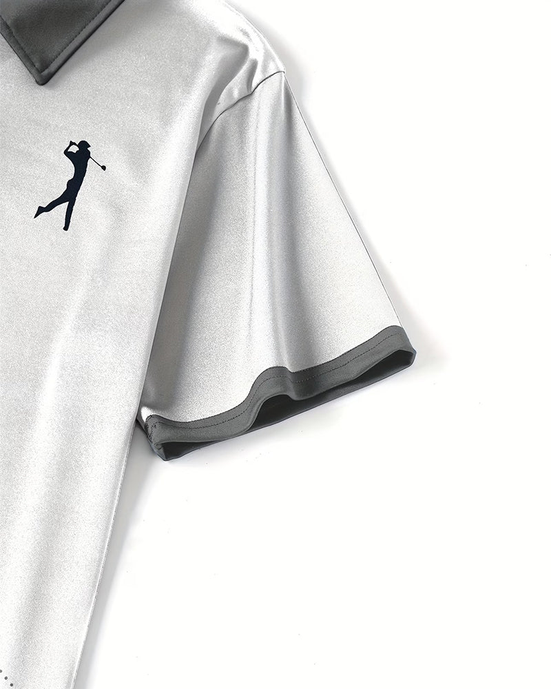 Herre T-Shirt Afslappet Med Krave