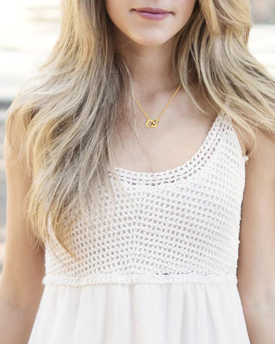 Halskæde Benkæde Dobbethjerte