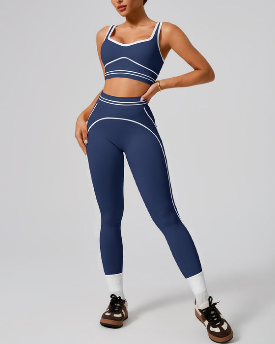 Set Sport Tank Høj Talje Yoga