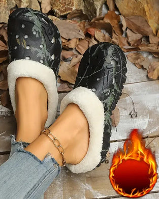 Hjemmesko stilfuldt mønster anti-skrid