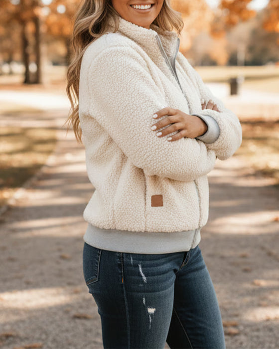 Jakke Stand Krave Fleece Lynlås