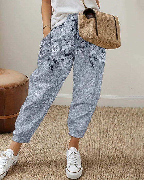 Casual jeans med lommetryk til kvinder