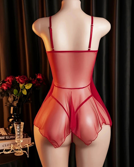 Sleepwear Blonder Mesh Spagettibånd