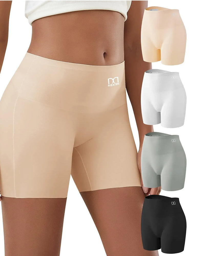 Shorts Midthøjet Enfarvet