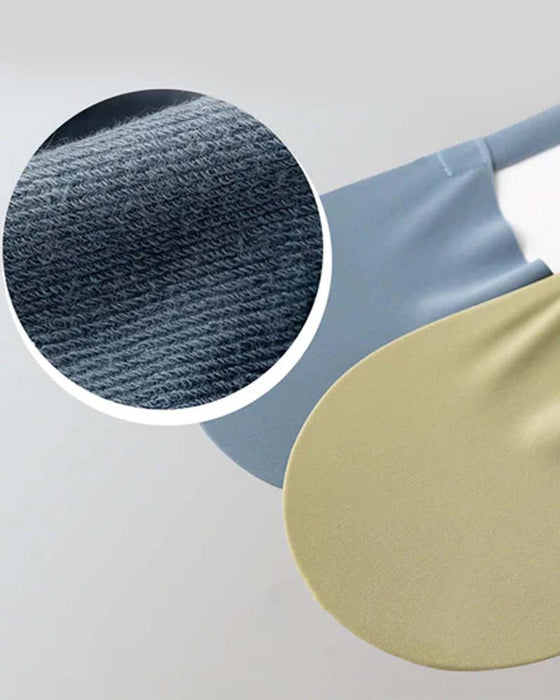 Skridsikre no-show strømper i issilke