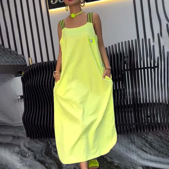 Kjole Splittet Stropper Løs