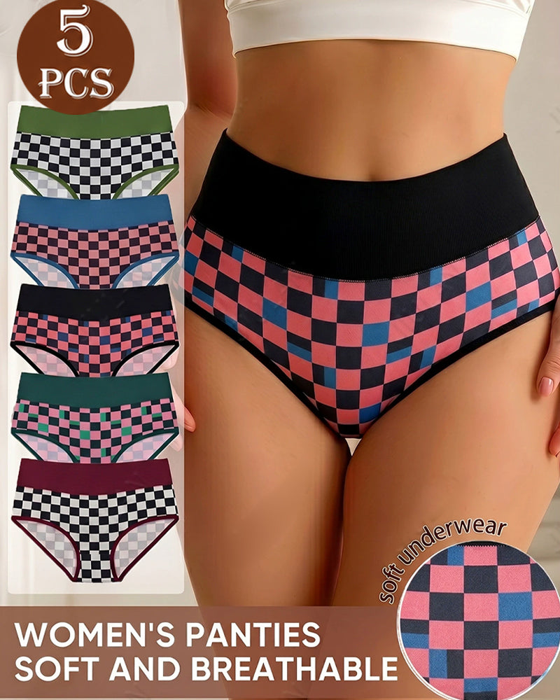 Set 5-Pack Sømløse Høje Talje Trusser