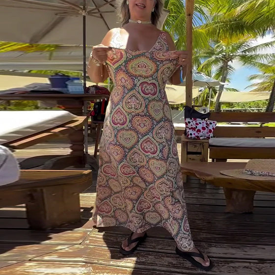 Badedragt Stropløs Hjerte Ferieprint