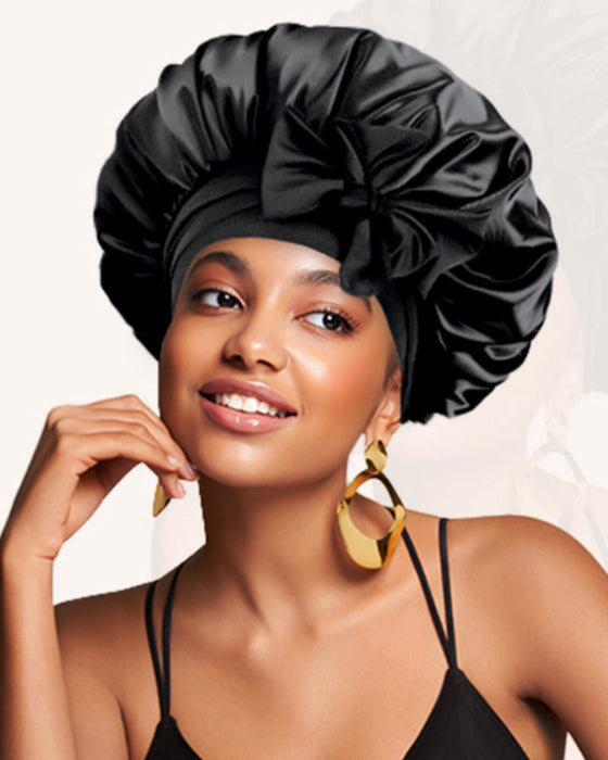 Natsovehætte i silke