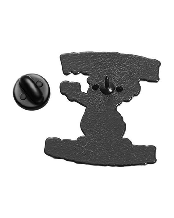 Broche med Bogstav & Tegneserie And Design