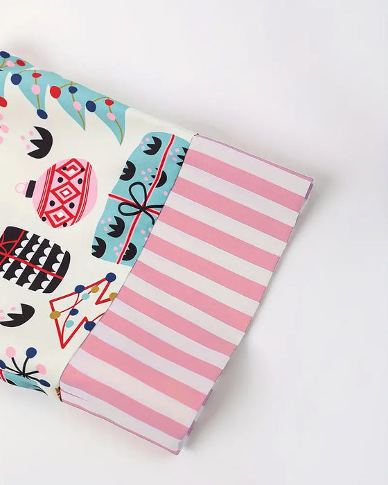 To-delt loungewear sæt med print