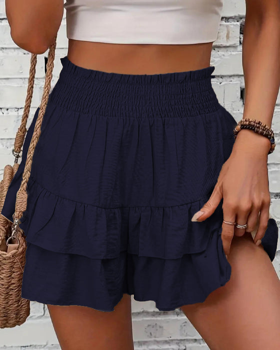Skorts korte bredde casual flydende