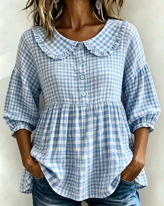 Bluse Peter Pan Kraveternet Taljeret