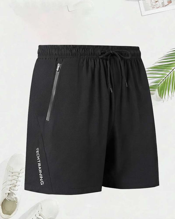 Shorts Snorrestrop Lynlås Elastik Talje