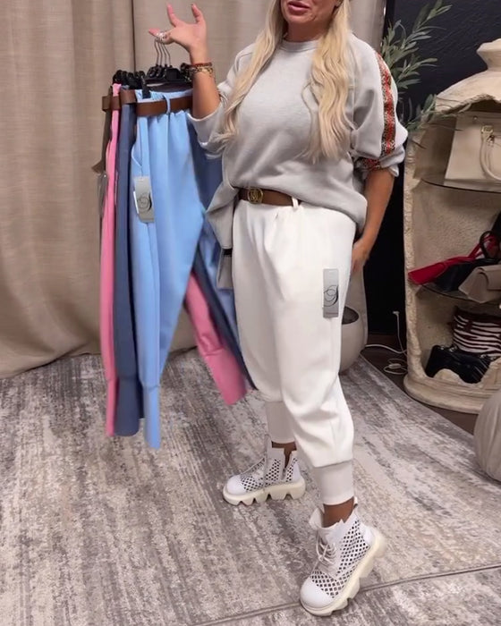 Bukser Ensfarvet Enkel