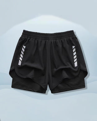 Herre Shorts Bokserstil Dobbelt Lag Beskedenhed