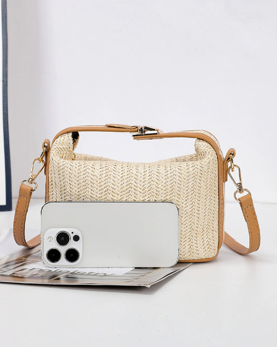 Stråflettet Madkassetaske