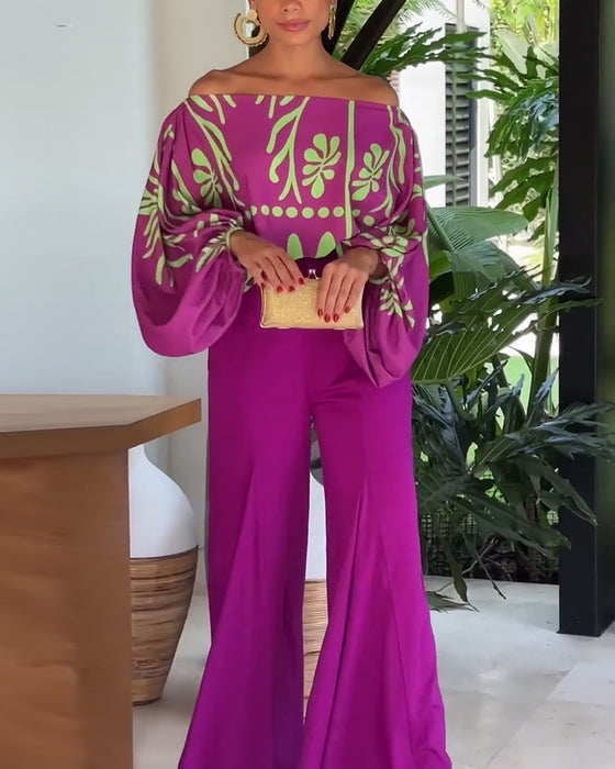 Dame elegant en-skulder bluse