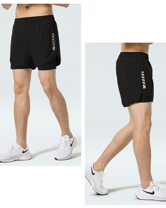 Herre Shorts Bokserstil Dobbelt Lag Beskedenhed