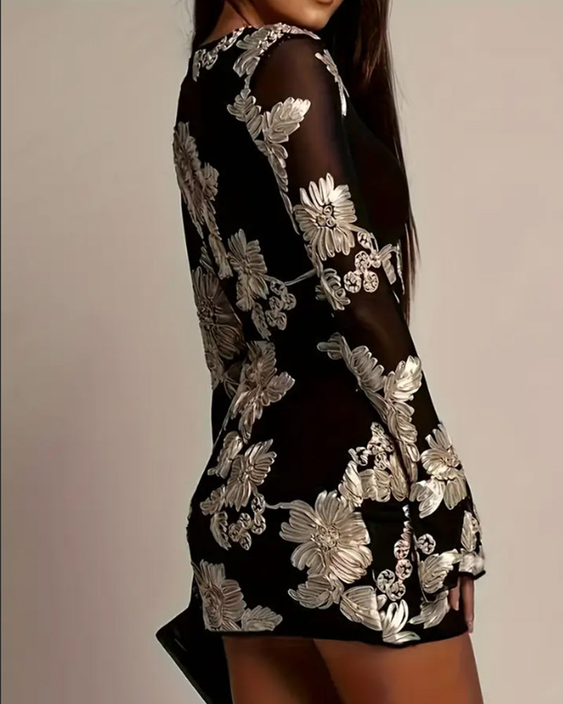 Moderne Hæklet Lige Kjole