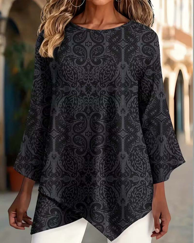 Top Kryds Uregelmæssig Tryk