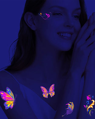 Fluorescerende Tatoveringsklistermærker