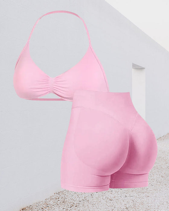 Sæt Høj Talje Løftende Bagdel Leggings