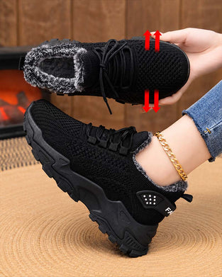 Sneakers Tynd Sål Fleeceforet Sne