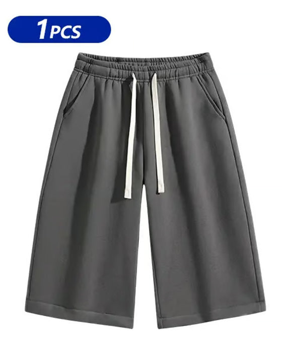 Herreshorts Enfarvede Med Snøre lukning