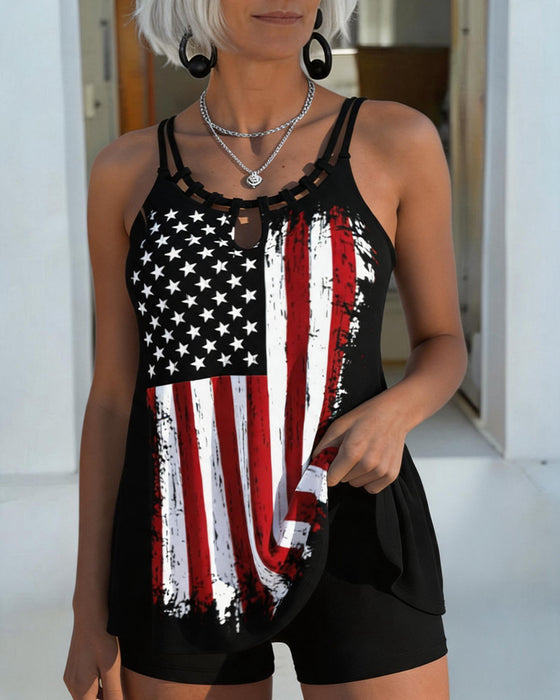 Tankini Flag Casual Todelt
