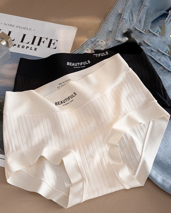 Trusser Langfibret Bomuld Høj Talje